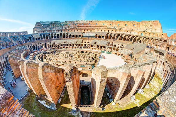 Das Amphitheater in Rom