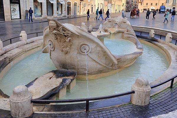 Piazza di Spagna platz in Rom